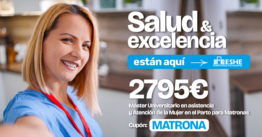 Banner ¡Oferta especial! Máster oficial para Matronas a 2795€