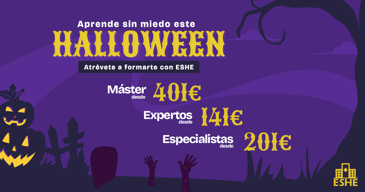Halloween con precio terroríficos Banner Halloween con precio terroríficos